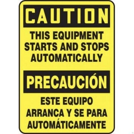 Accuform Safety Sign  STANDARD CRANE HAND SBMEQM540XT SBMEQM540XT